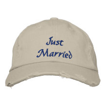 Juste chapeau marié chapeau brodé