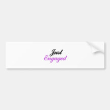 Juste engagé autocollant pour voiture