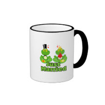juste grenouilles mariées de froggy de jeunes mari mug