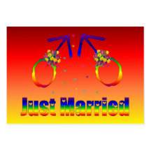 Juste homosexuels mariés cartes de visite personnelles