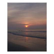 Juste lever de soleil bleu frais pour la plage photographies