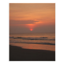 Juste lever de soleil mûr pour la plage 2 photographies