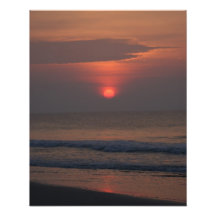Juste lever de soleil mûr pour la plage art photographique