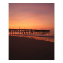 Juste lever de soleil pour la plage au pilier 2 photographie d’art