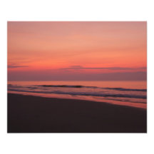 Juste lever de soleil pour la plage tirages photo