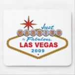 Juste marié à Las Vegas fabuleux 2009 Tapis De Souris