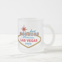 Juste marié à Las Vegas fabuleux 2009 Tasses À Café