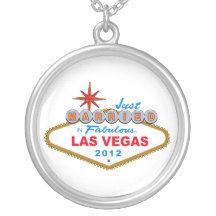 Juste marié dans le signe 2012 fabuleux de Las Veg Pendentif