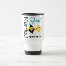 Juste marié heureusement pour toujours tasses à café