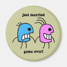 juste marié magnets pour réfrigérateur