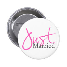 Juste marié (manuscrit rose) badge