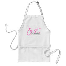 Juste marié (manuscrit rose) tablier