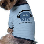 Juste méduses bleues de Chillin avec des écouteurs T-shirts Pour Chien