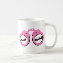 Juste menottes mariées de rose mug