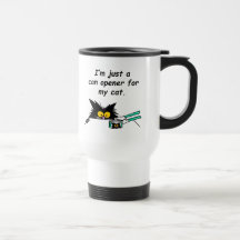 JUSTE OUVREUR DE BOÎTE D'A POUR MON CAT TASSE À CAFÉ
