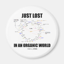 Juste perdu dans un monde organique (humour de cyc magnets