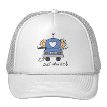 Juste T-shirts et cadeaux mariés de jeunes mariés Casquettes De Camionneur