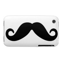 Juste un coque iphone de moustache coque iPhone 3 Case-Mate