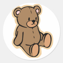 Juste un ours de nounours adhésifs