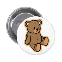 Juste un ours de nounours badges avec agrafe