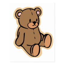 Juste un ours de nounours carte postale