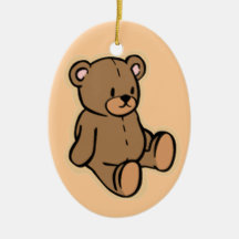 Juste un ours de nounours décorations de noël