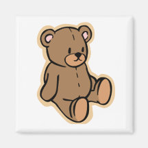 Juste un ours de nounours magnets pour réfrigérateur