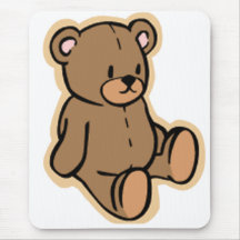Juste un ours de nounours tapis de souris