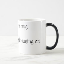 Juste une autre tasse avec une autre énonciation s