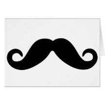 juste une carte de moustache