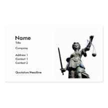 Justice 01A Cartes De Visite Professionnelles
