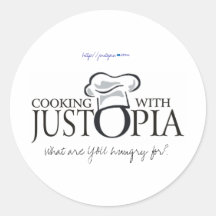 Justopia fait cuire des autocollants