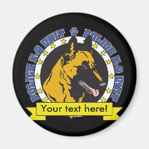K9 Belge Malinois Aimant