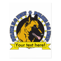 K9 Belge Malinois Cartes Postales