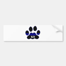 K9 Blue Line Autocollants Pour Voiture