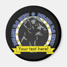 K9 labrador retriever aimants pour réfrigérateur