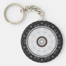 Kaléidoscope à télécommande Keychain Porte-clés