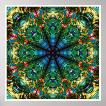 Kaléidoscope de couleurs posters