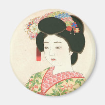 Kamoshita, copie japonaise de bois de graveur de M Magnets Pour Réfrigérateur