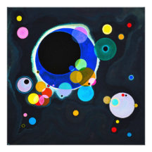 Kandinsky plusieurs invitations de cercles
