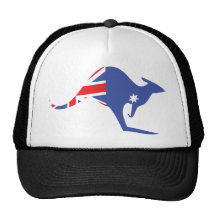 kangourou australien casquette de camionneur