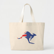 kangourou australien sac en toile