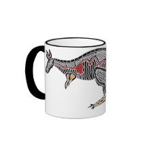 Kangourou de rayon X Mug À Café