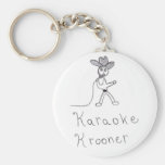 Karaoke Krooner Porte-clé
