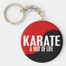 Karaté 1 de Yin Yang Porte-clé