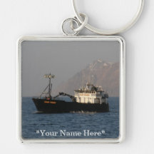 Kari Marie, bateau de crabe dans le port néerlanda Porte-clef