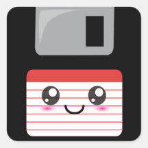 Kawaii à disque souple autocollants