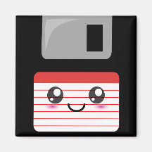 Kawaii à disque souple magnets pour réfrigérateur