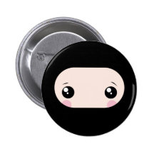 Kawaii de rougissement Ninja Pin's Avec Agrafe