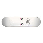 Kawaii mignon souriant "préparent pour rouler !" - skateboards personnalisables